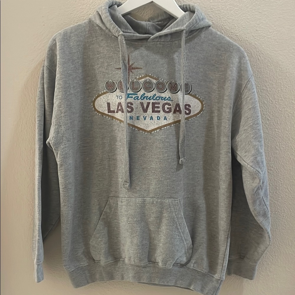 Gray Las Vegas Hoodie